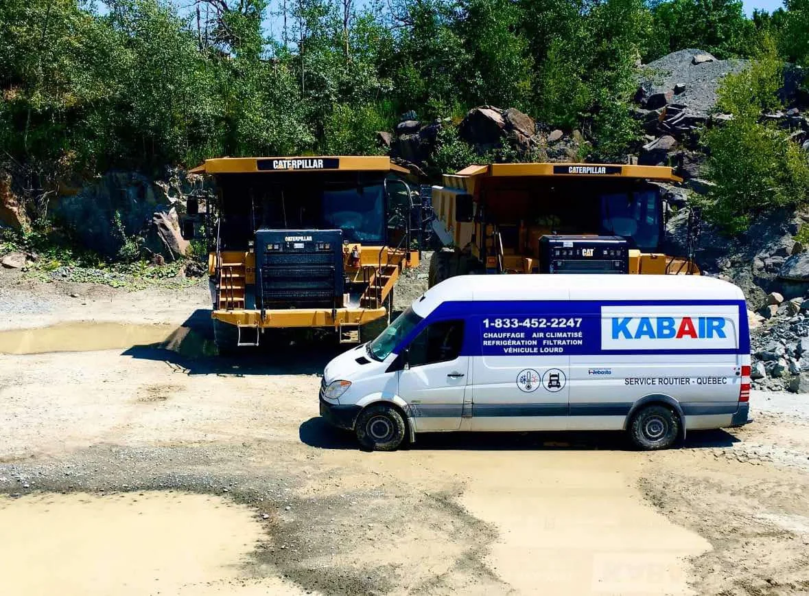 Kabair service van on site
