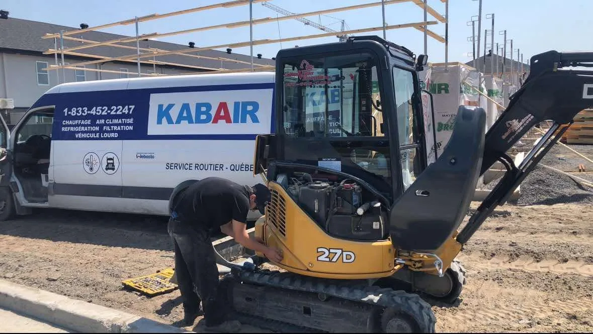 Kabair technician and vehicle